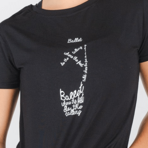 Ballet, where the feet do the talking. Adult Modal Top - PBT Store