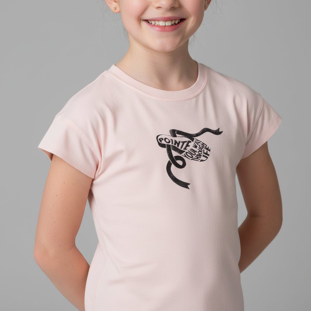 Pointe your way through life. Kids Top - PBT Store